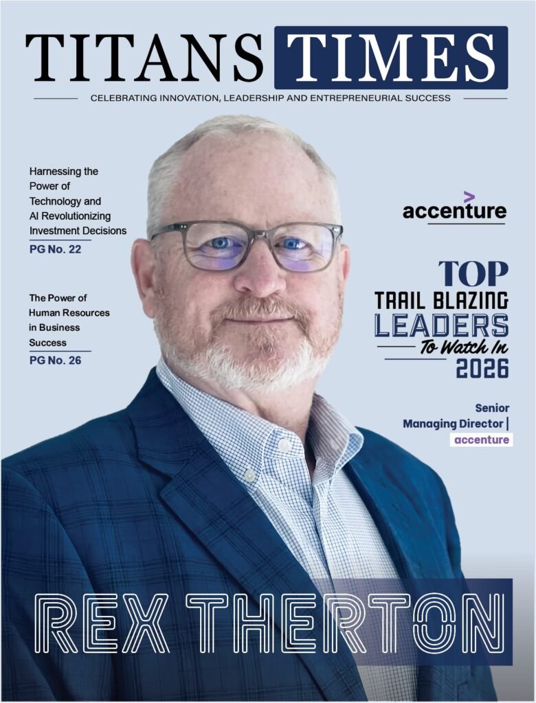 Rex Therton on the cover of Titans Times magazine.
